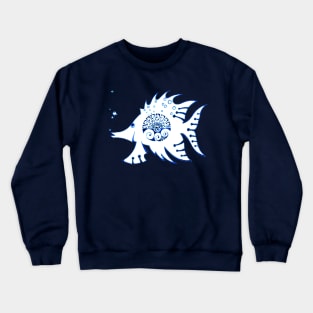 Tatoo art ocean fish Crewneck Sweatshirt